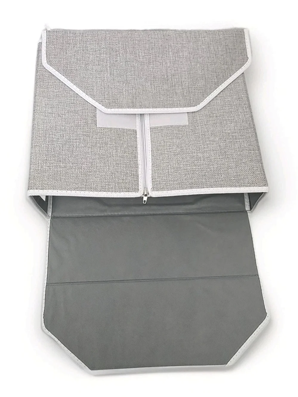 Bed Sheet Organizer 6 Pack Stackable Gray